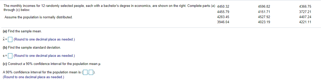 Please help me with the solution to the problem The monthly