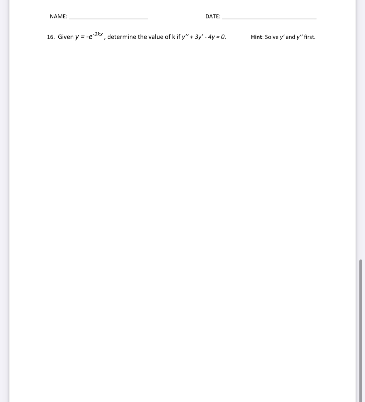 the derivative of f (x) = e2x - e-2x ? a. f'(x)
