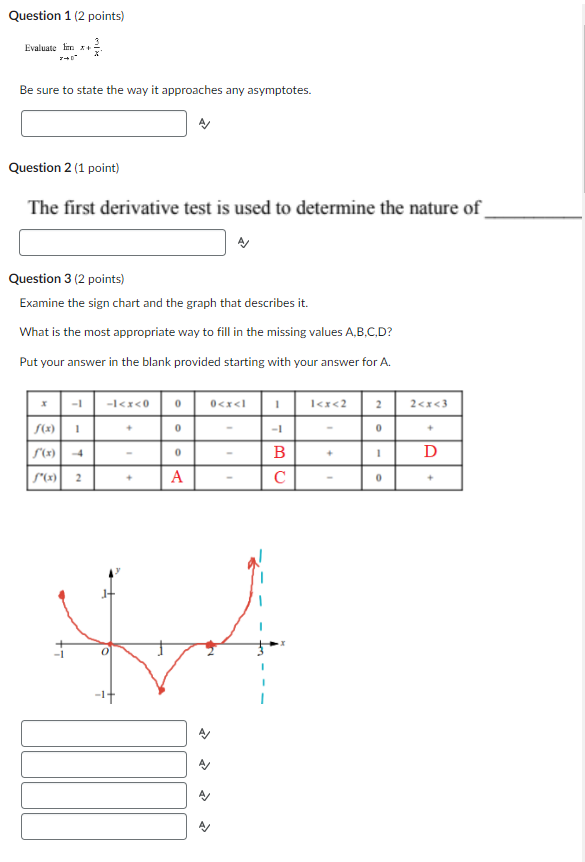  Question 1 (2 points) Evaluate him 245 7-+ D" Be sure