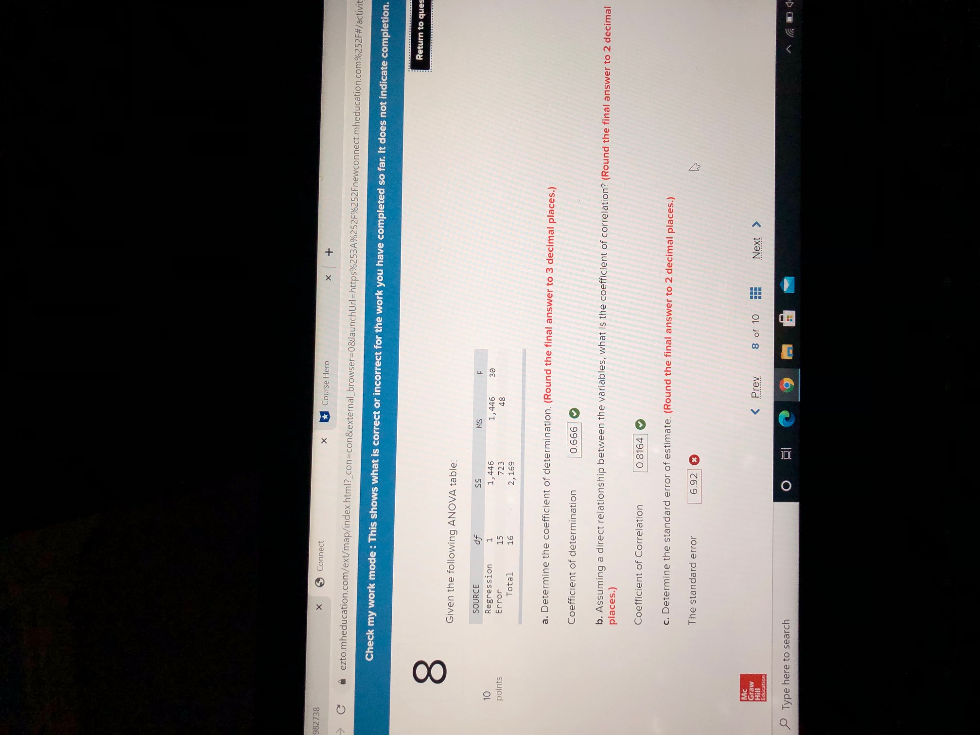 question 8 c answered please. And please answer the question right please.