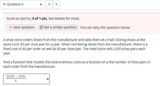 a derivative or the derivative rules to find f'(x) = 20x -