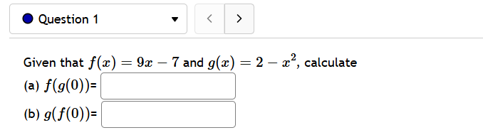 Question 10 v Find the domain of f(z) = v/8z 8 Use
