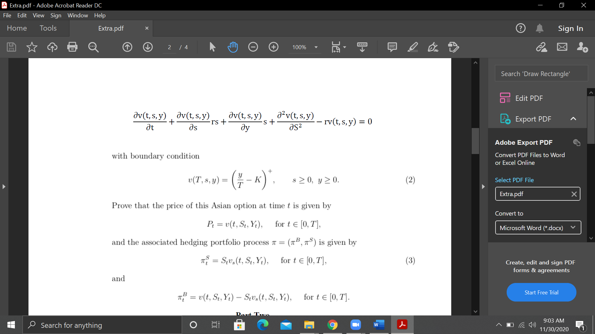 Edit View Sign Window Help Home Tools Extra.pdf X (? Sign In
