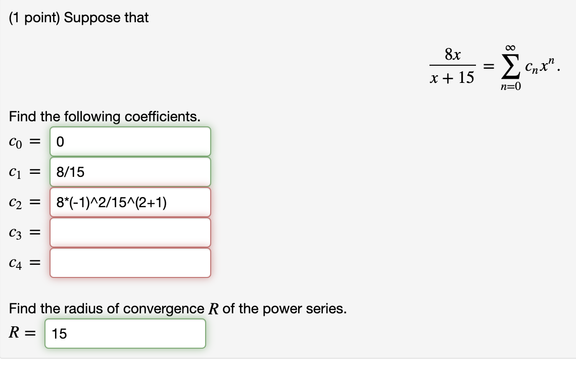 Represent the function 9111(7 x) as a power series (Maclaurin series) for)
