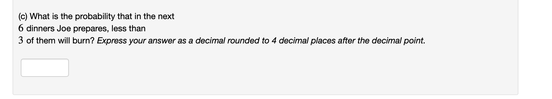 1. Suppose the probability of success is p = 61%. What is