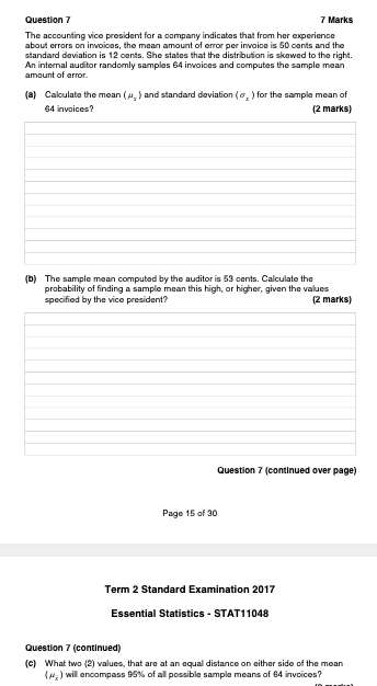 Please help me: Question 7 7 Marks The accounting vice president for