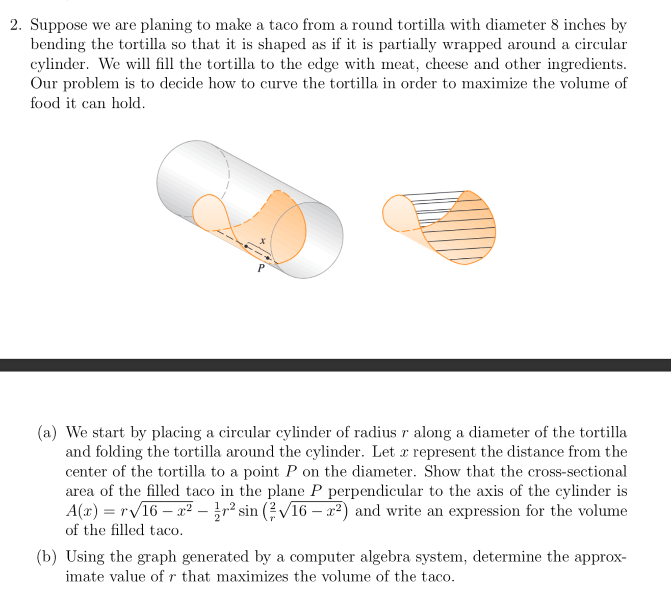 Please answer the questions attached below showing all your work. Thank you!