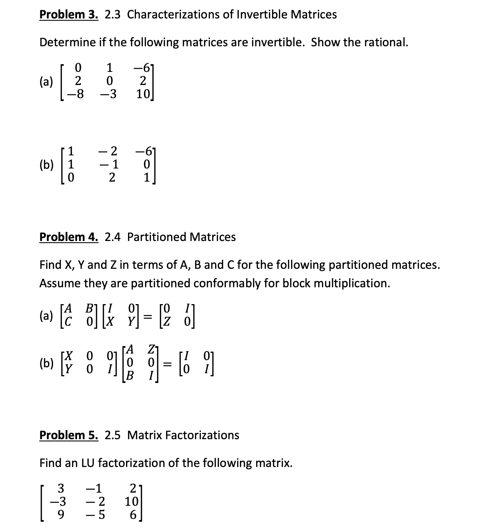 worked through. Will use as a study guide for exam, exam will