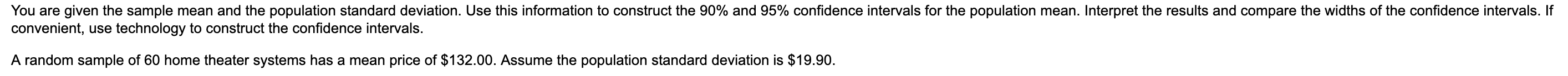 The 90% confidence interval is ( " Round to two decimal places