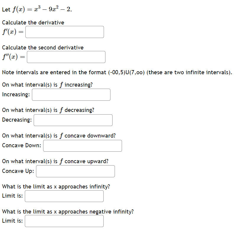 For the above rational function f( x ) = , identify its