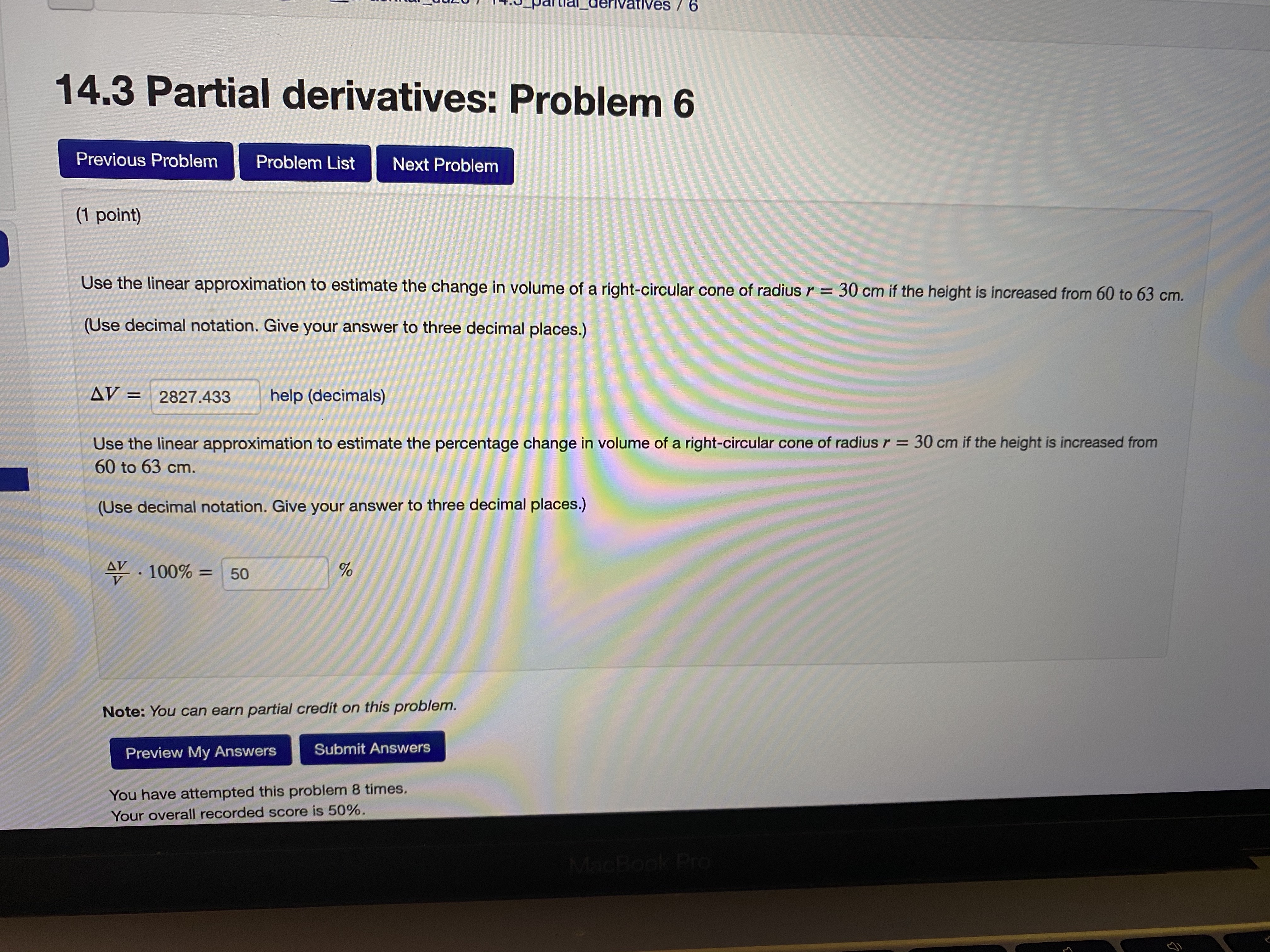 (1 point) Given f(x, y) = 6xy - 5xy' . Compute: ax2