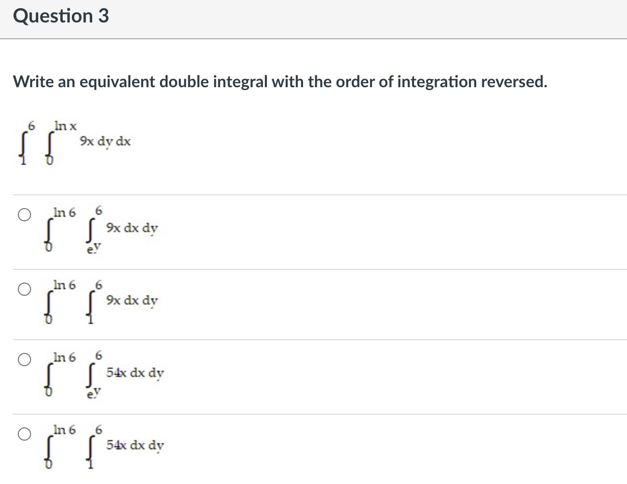 dx O 27 O 81 4 O 27 0 9 Question 2