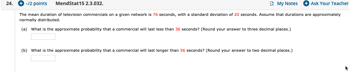 6, 8, 5, 4, 0Find the mean. 23. + -/9 points MendStat15