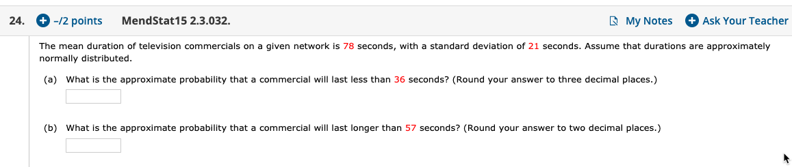 2.3.031. My Notes + Ask Your Teacher Attendances at a high school's