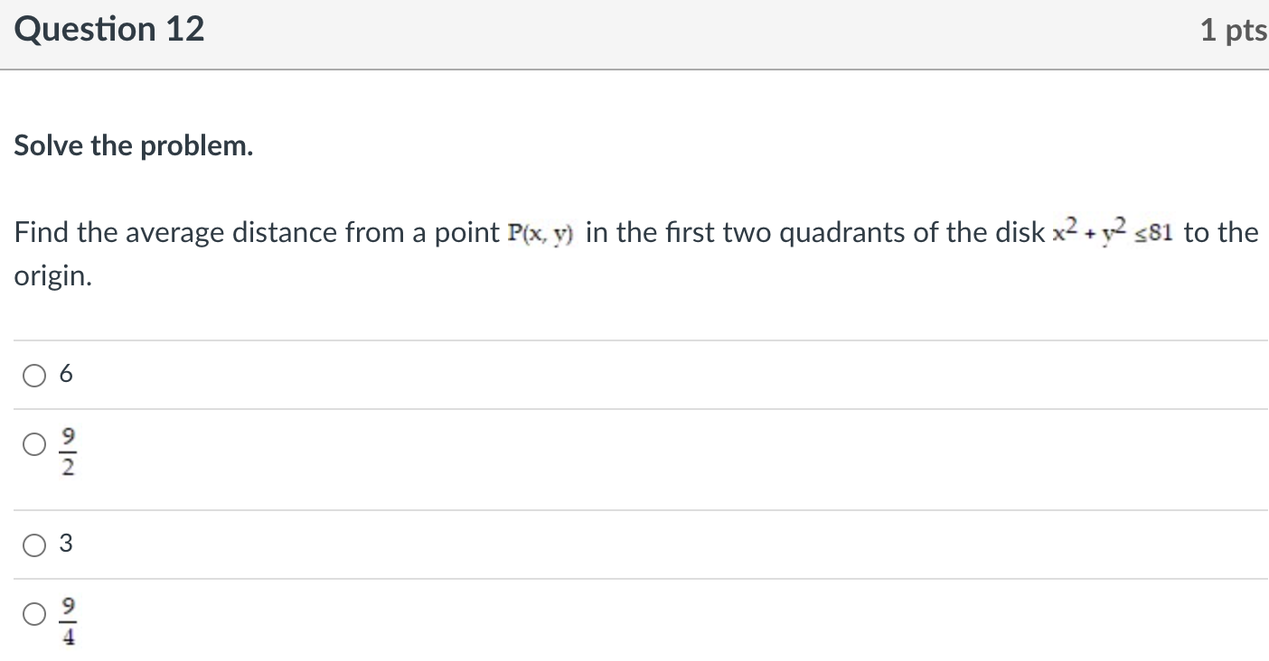 e V O In 6 6 9x dx dy O In 6