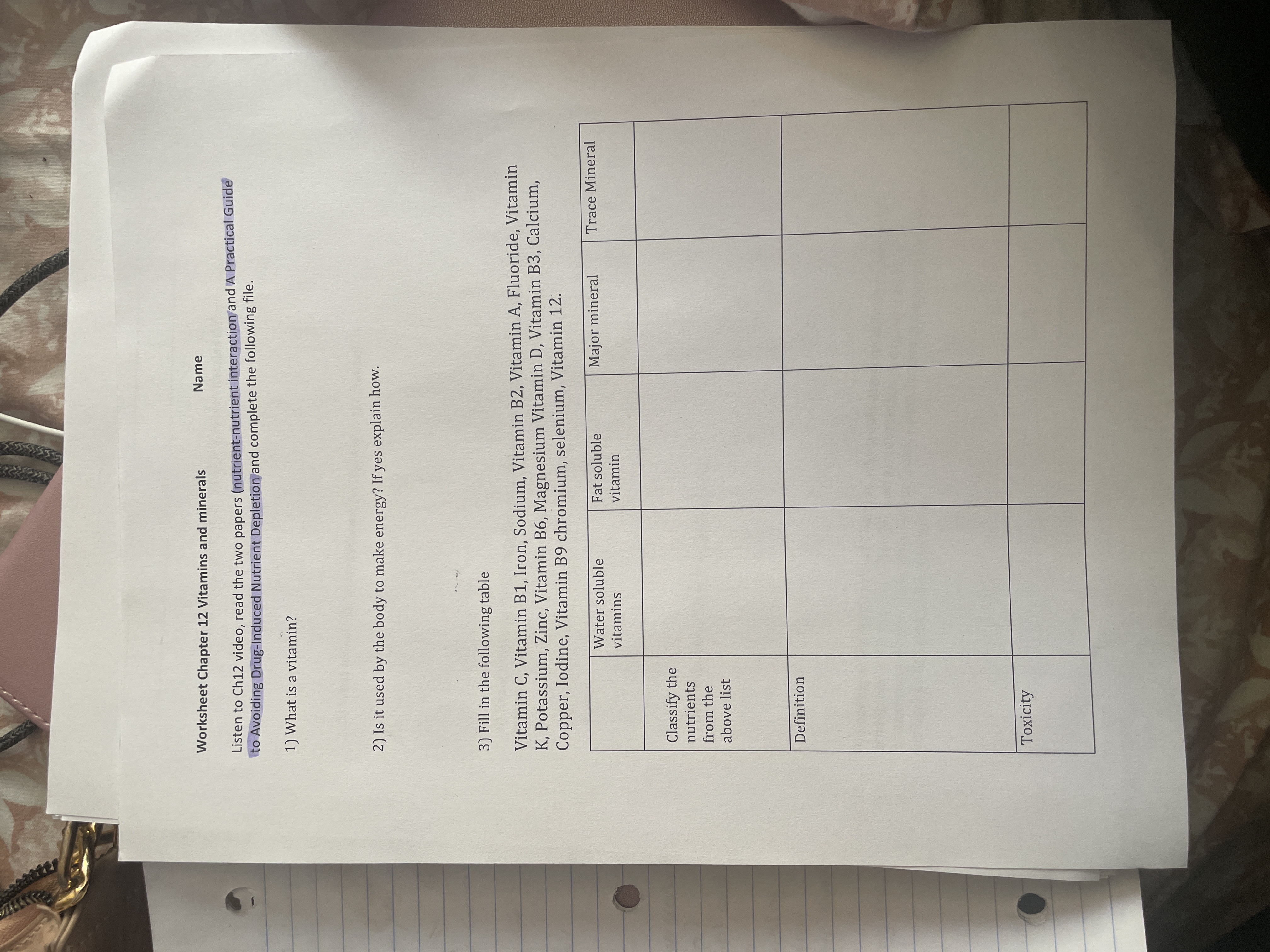 make sure to read the two papers I highlighted on purple to