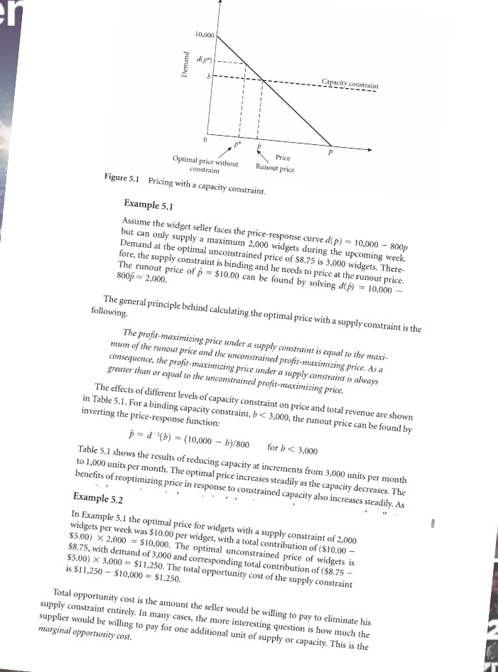 We return to the Stanford Stadium pricing problem.. assuming a capacity of