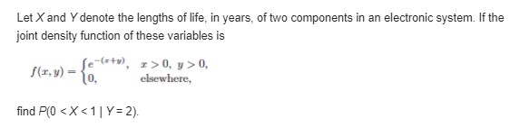 the probability that a major repair occurs in the first year?Let X