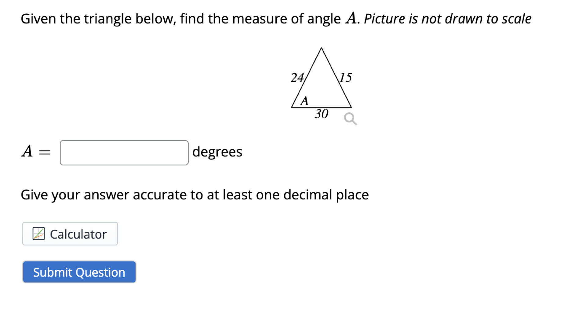 the angles. Picture is not drawn to scale. There may be more