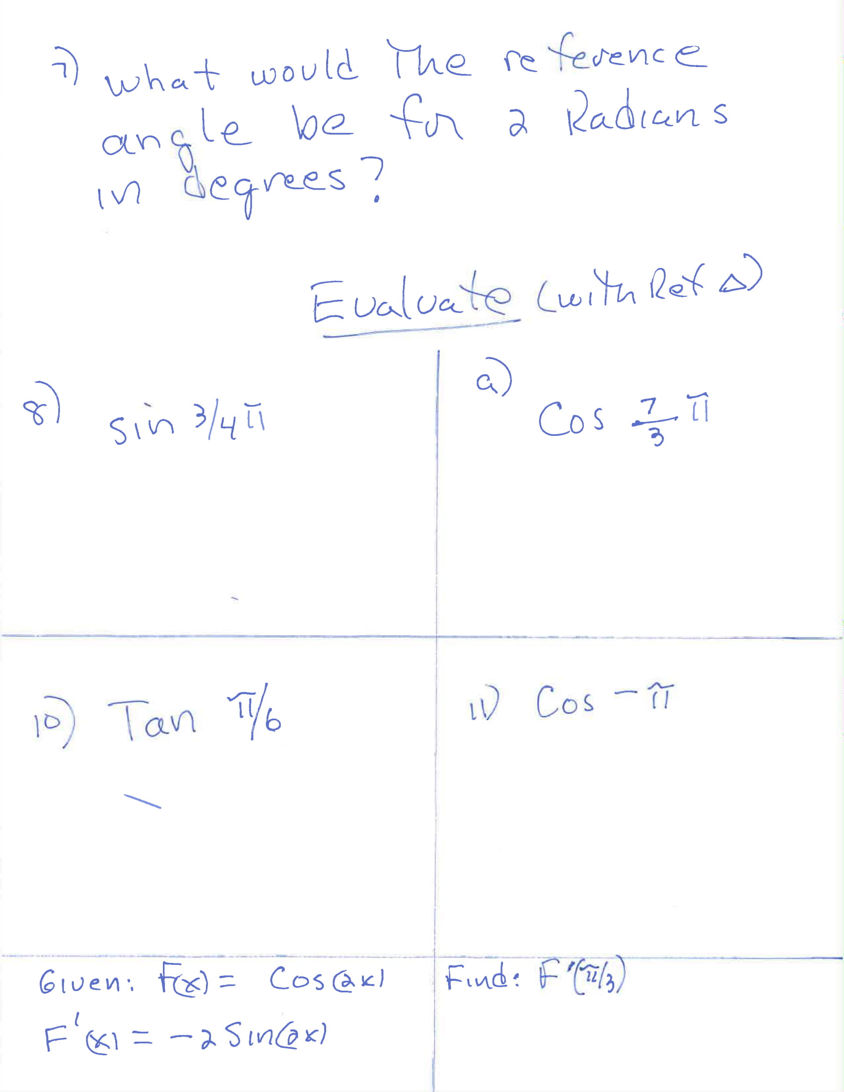 ) Find F ( 1 / 2 ) . Solve in Do,