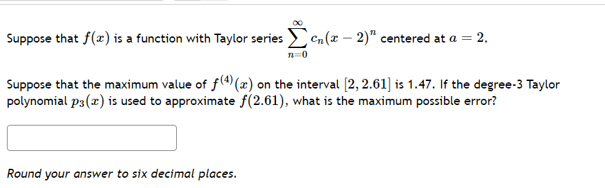 = -5, g"(0) = 6 and g"(0) = 18. What is the