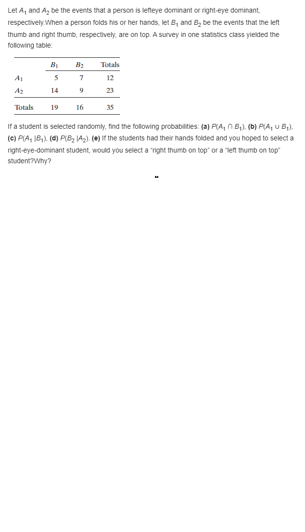 blood cholesterol. Ten were randomly selected to be a control group, and