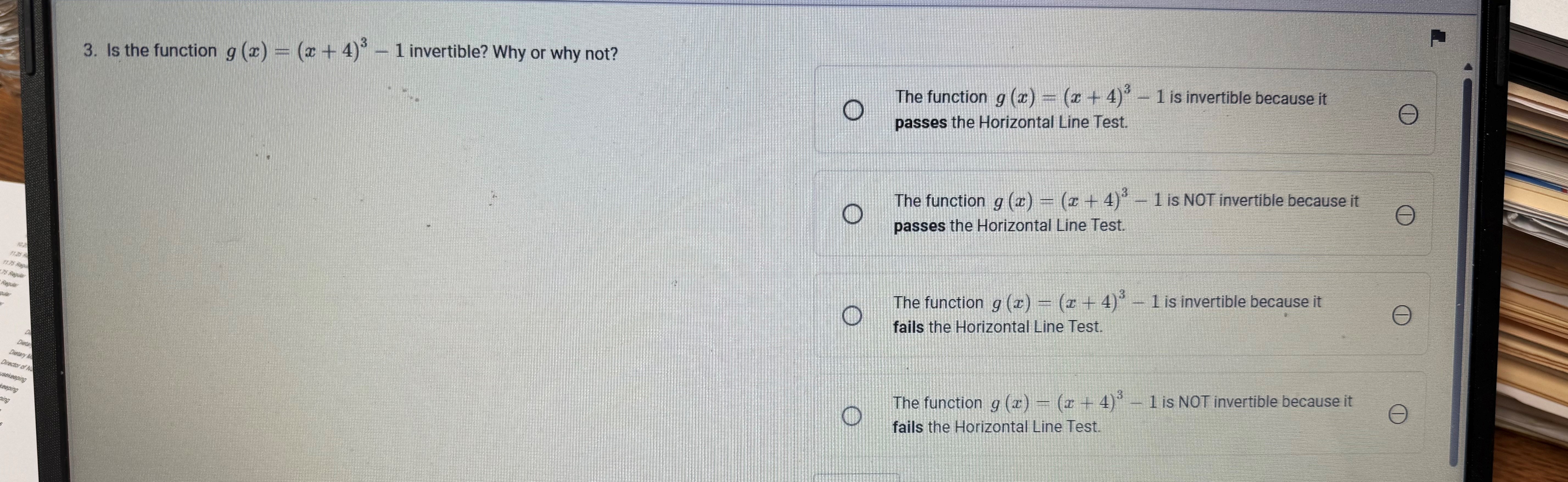  3. Is the function g (x) = (x + 4)" -