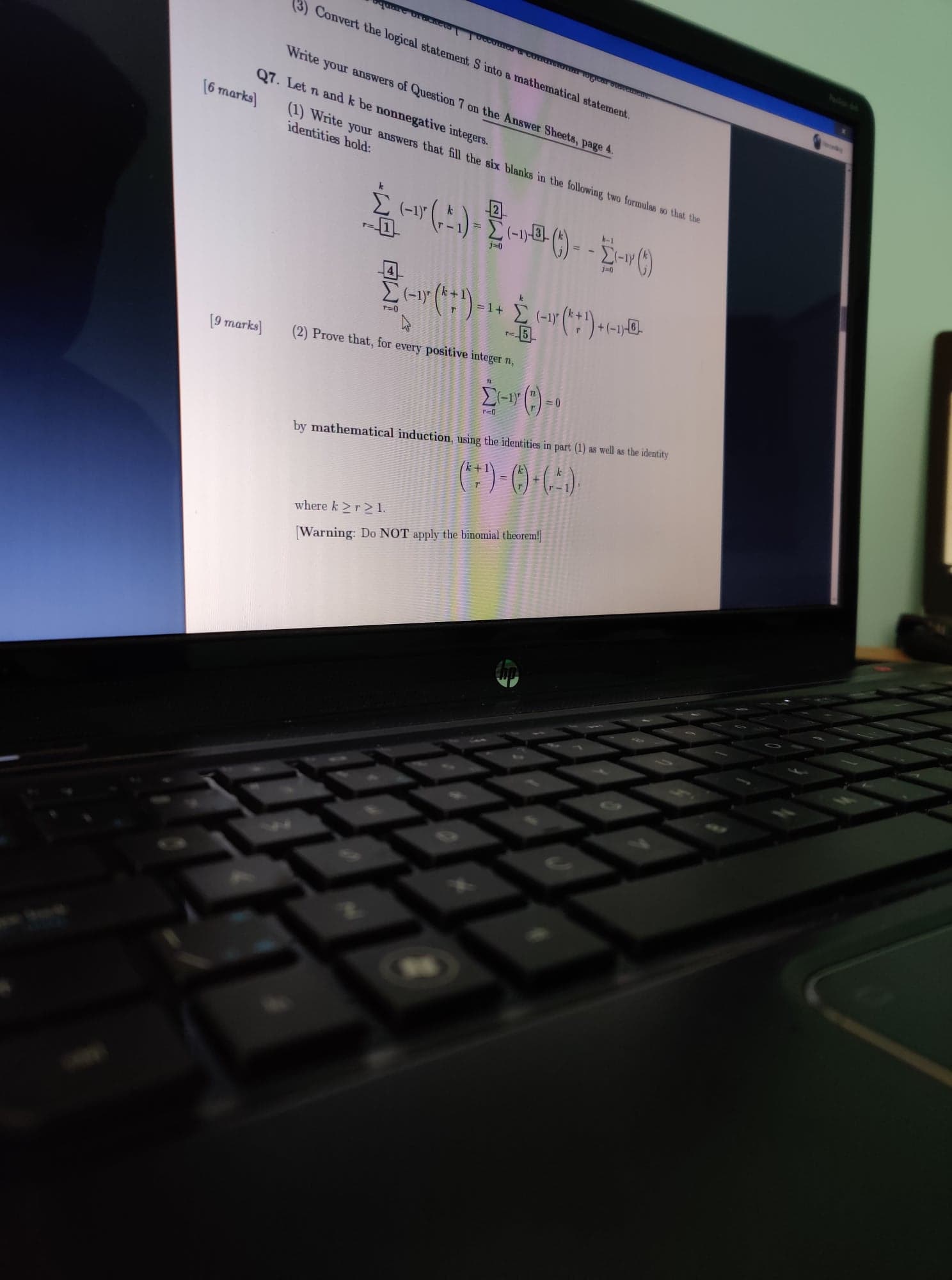 can you help with this proofs (algebra) question. i need help with