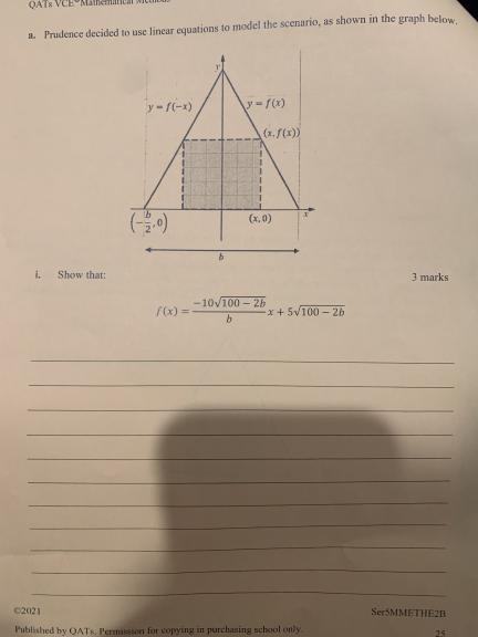 Prudence needed to design a rectangular enclosure inside a triangle shaped paddock.