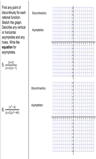 For questions #5-6 please explain & show work so I can understand
