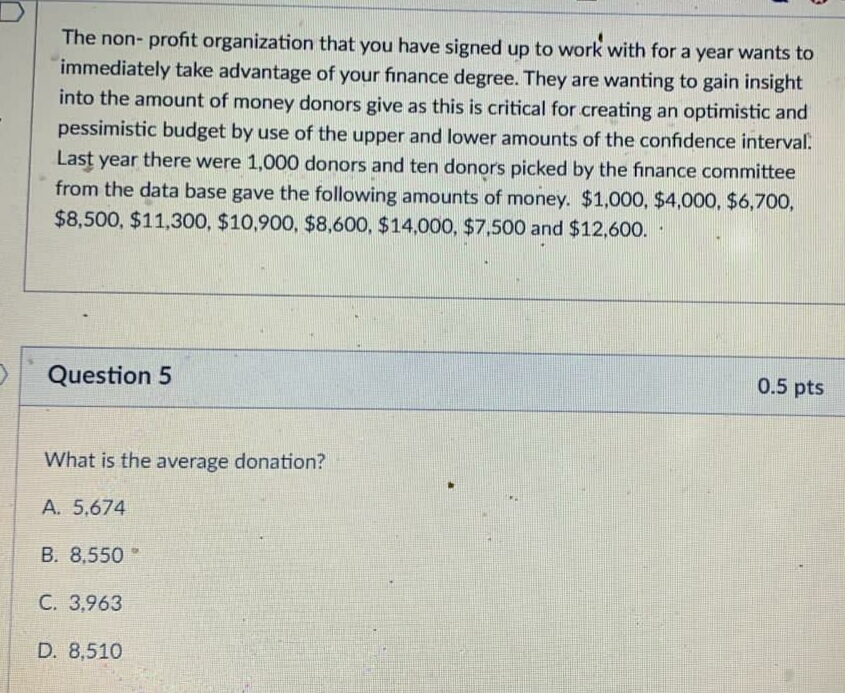 confidence interval for the cost of oil resins is Select the correct