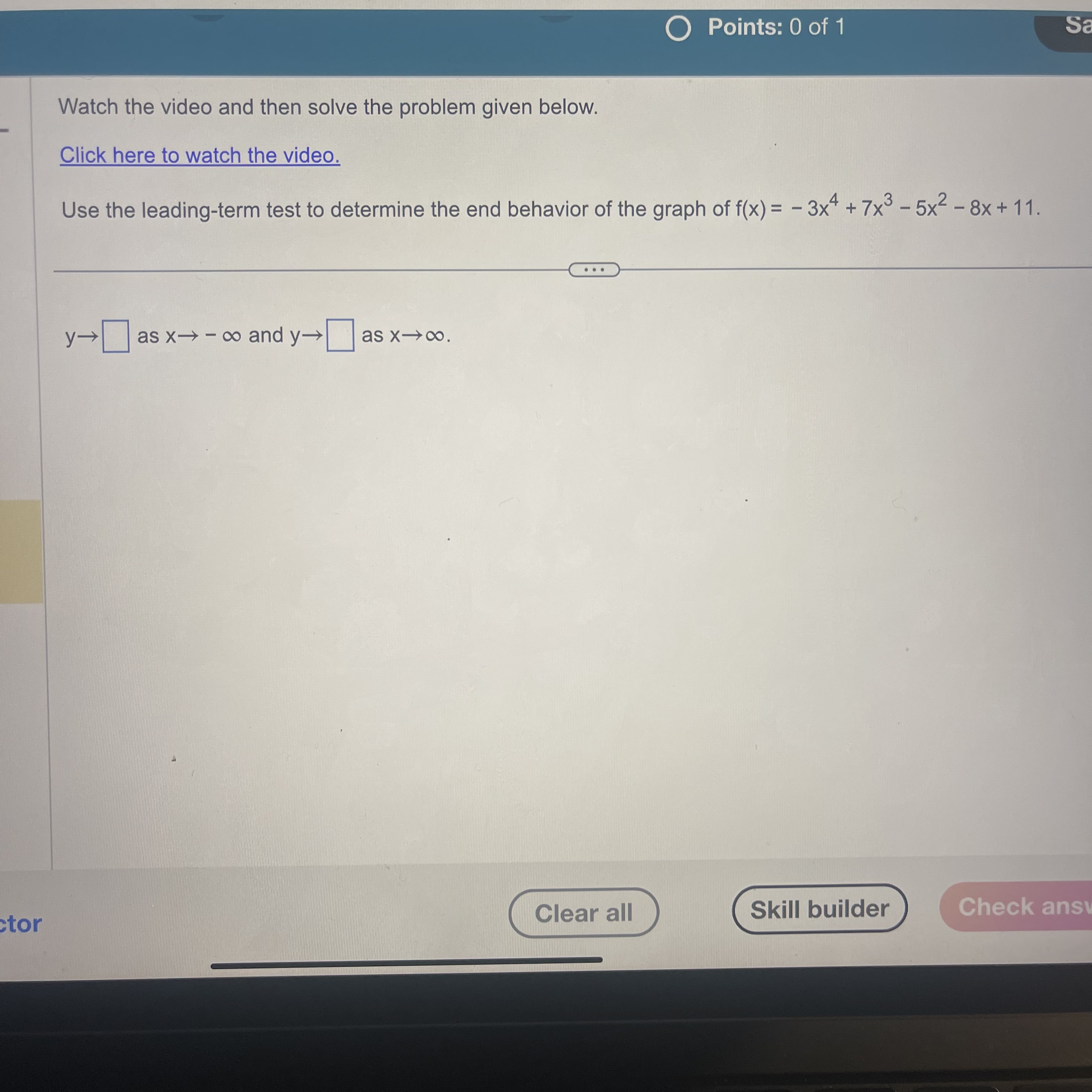 co O C. f(x) - co as x - - co and