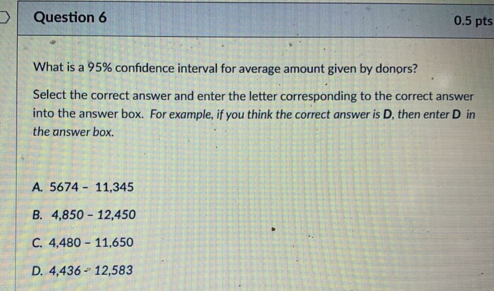 to the correct answer into the answer box. For example, if you