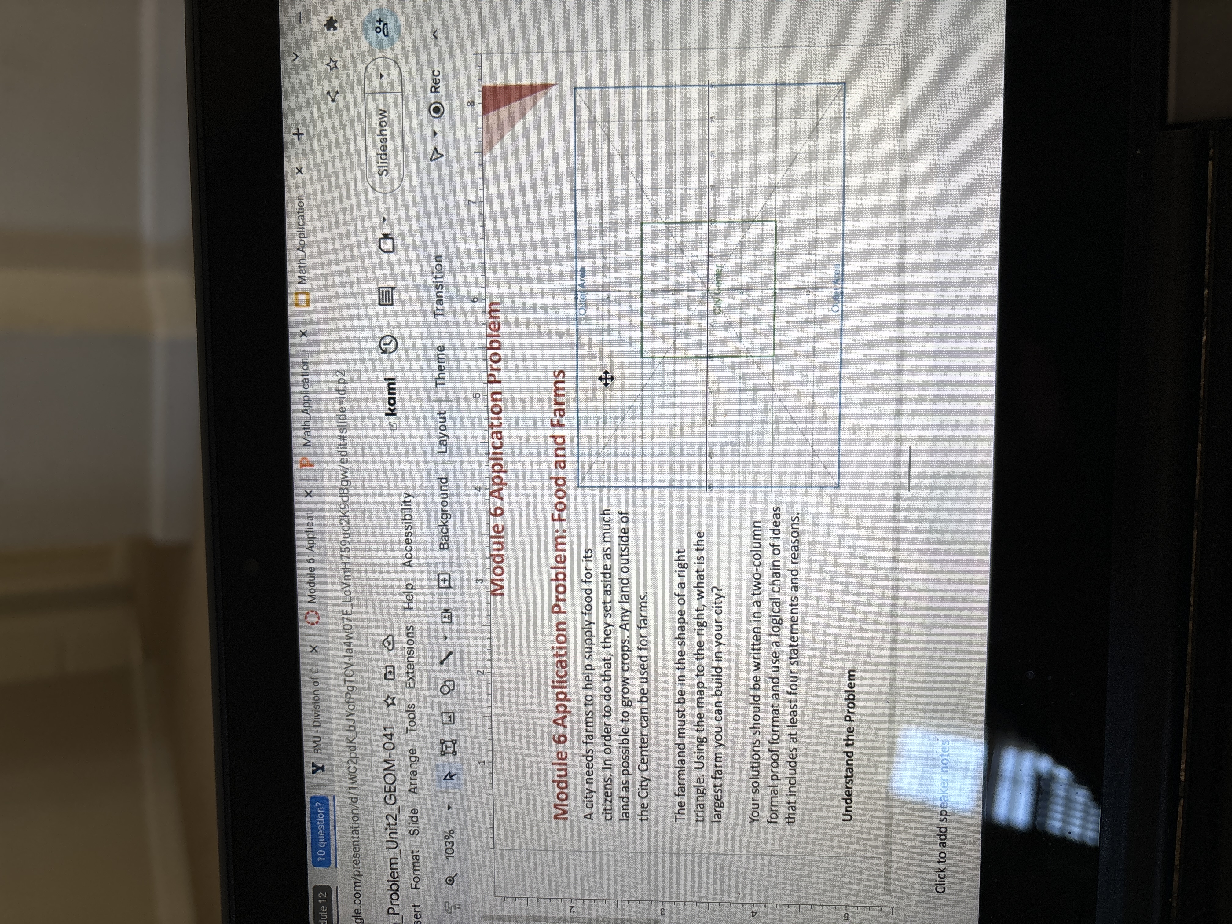 Math_Application_ X lule 12 10 question? Y BYU - Division of