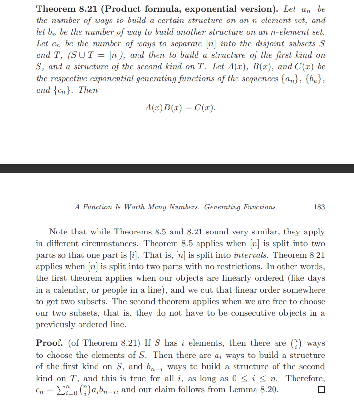 even sized subsets of {1, . . . n}. (You already know