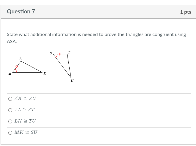 two triangles are congruent, state how you knew. If net, state "not