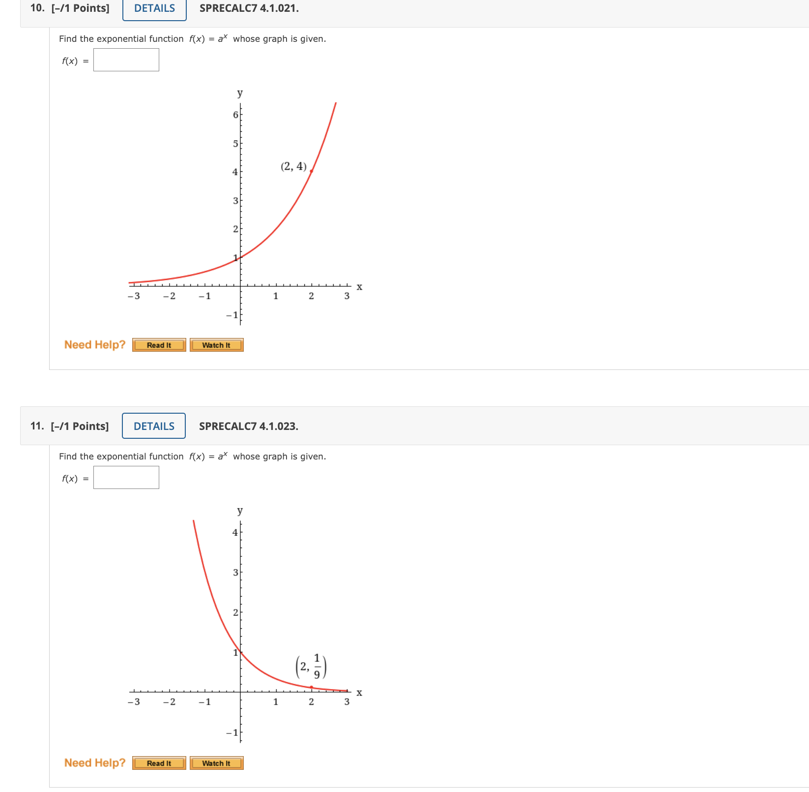 y A 2 . 0 I .\\ (a) for) = -2X (b)