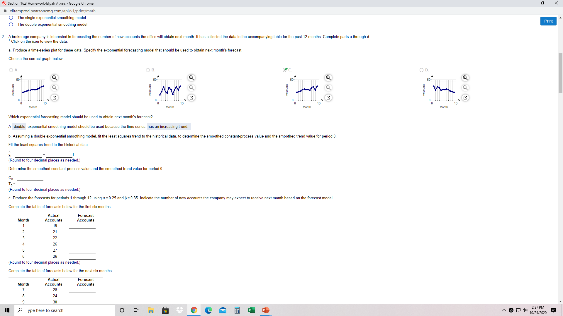 I need help solving some statistic problem. The problems are based on