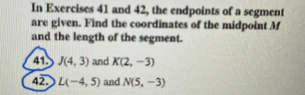 Y(3. 0), Z(-1. -2) 9. y L(1, 4) 4 2 N( 2,