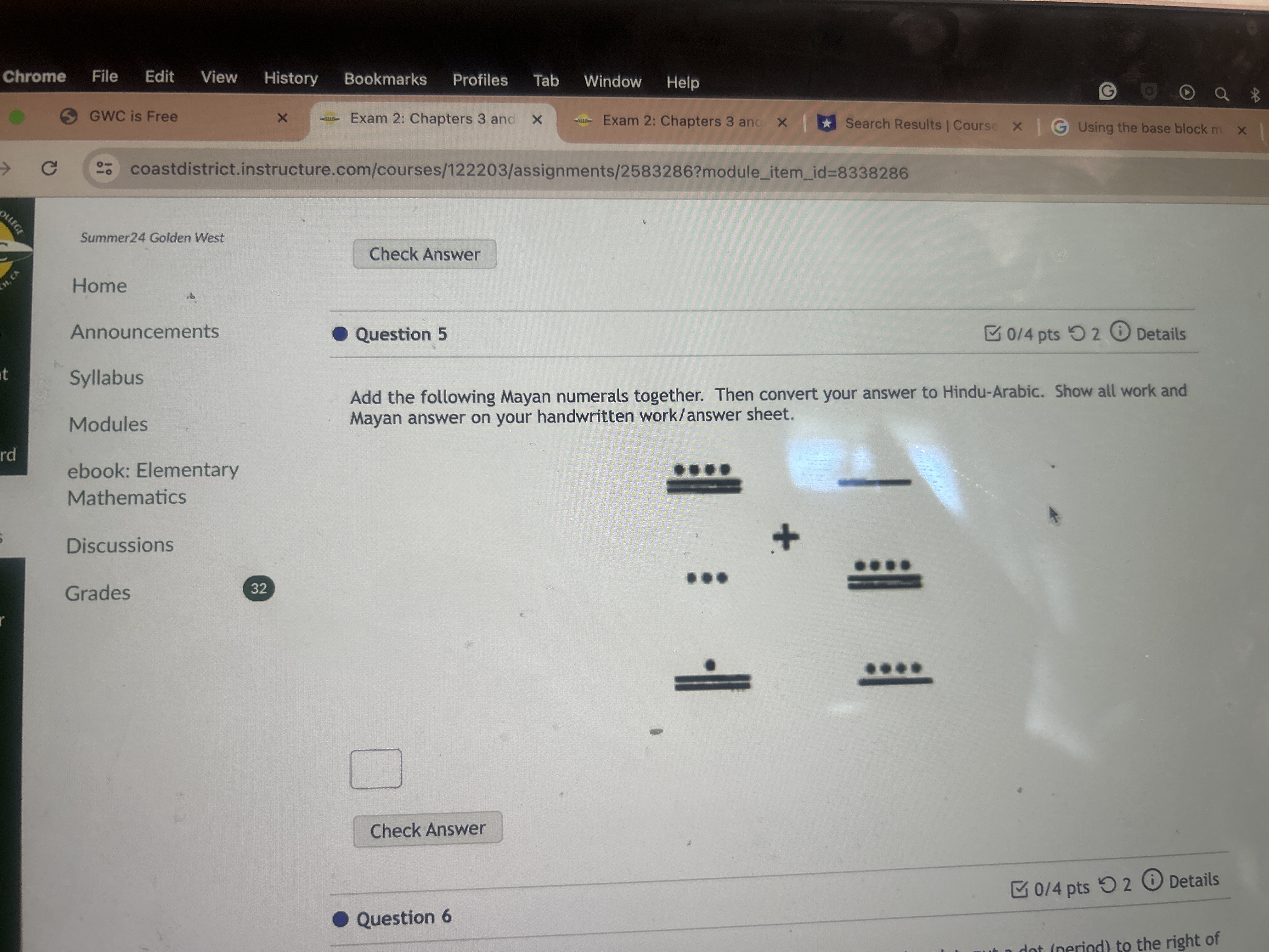  Chrome File Edit View History Bookmarks Profiles Tab Window Help G