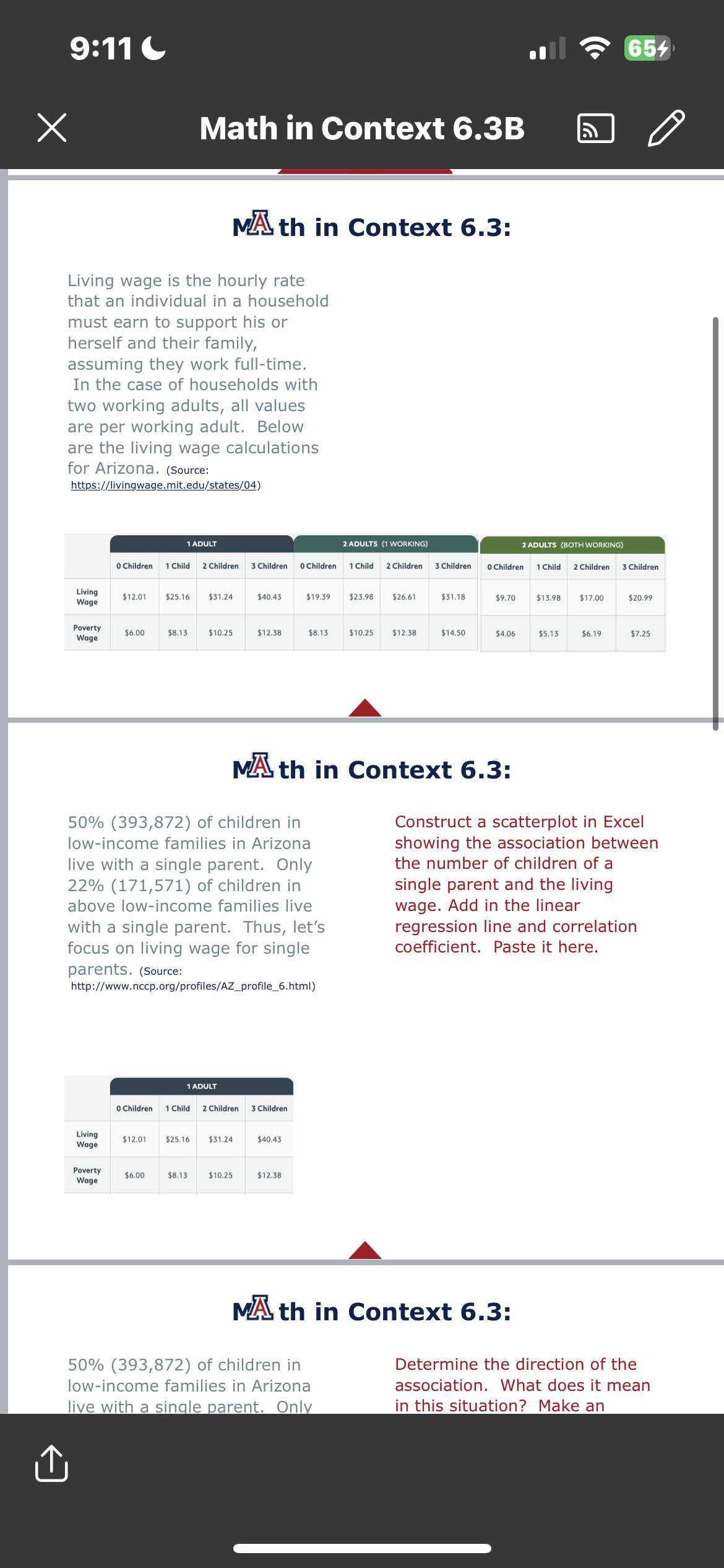  9:11 C 654 X Math in Context 6.3B MA th in