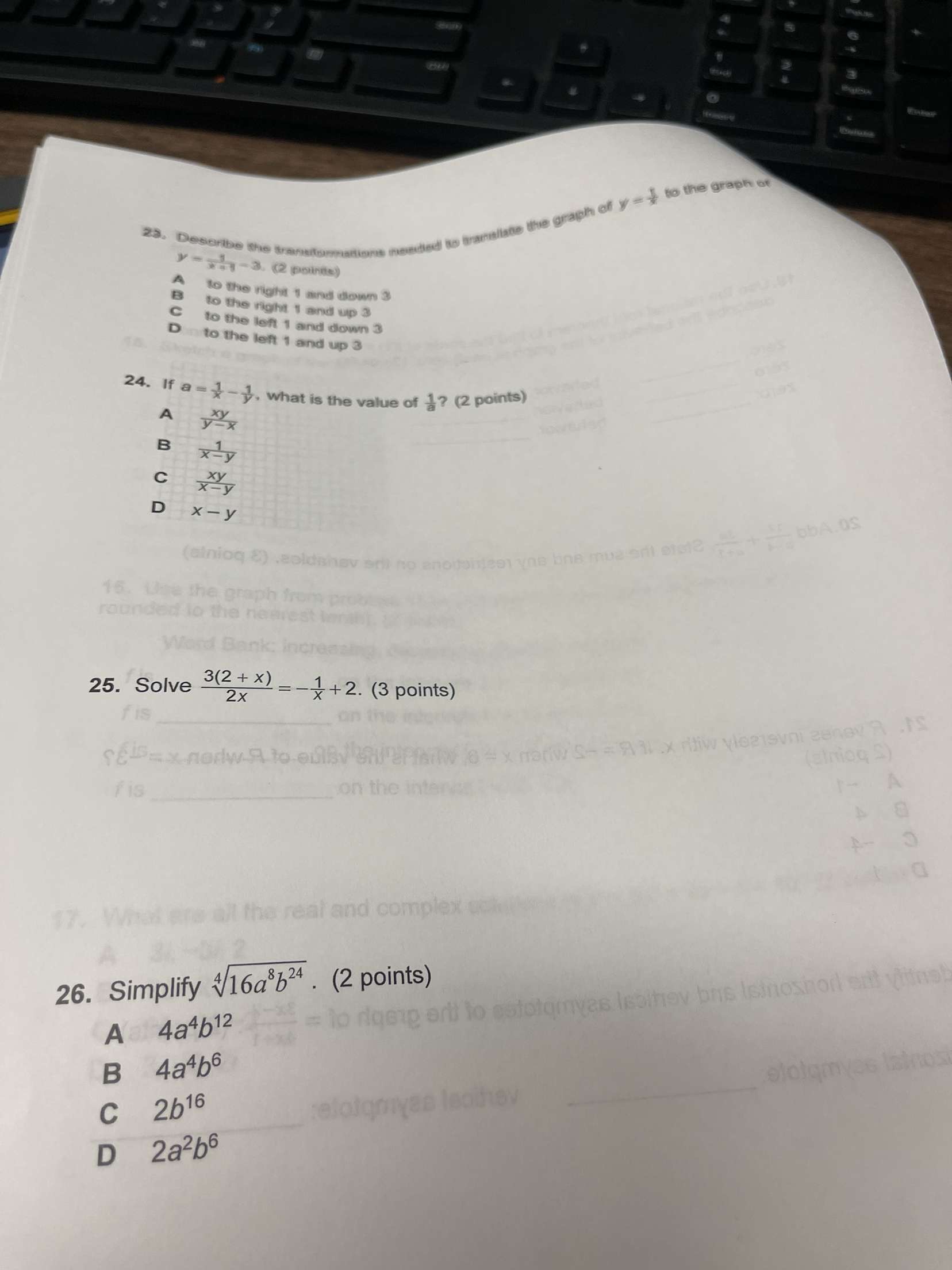 Given ((x) = 4x2 - 4x + 1 and g(x) = 2x