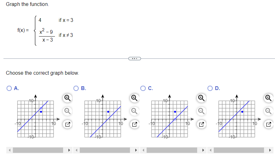 = if x $ 2 -5+ 2x if x > 2 Choose