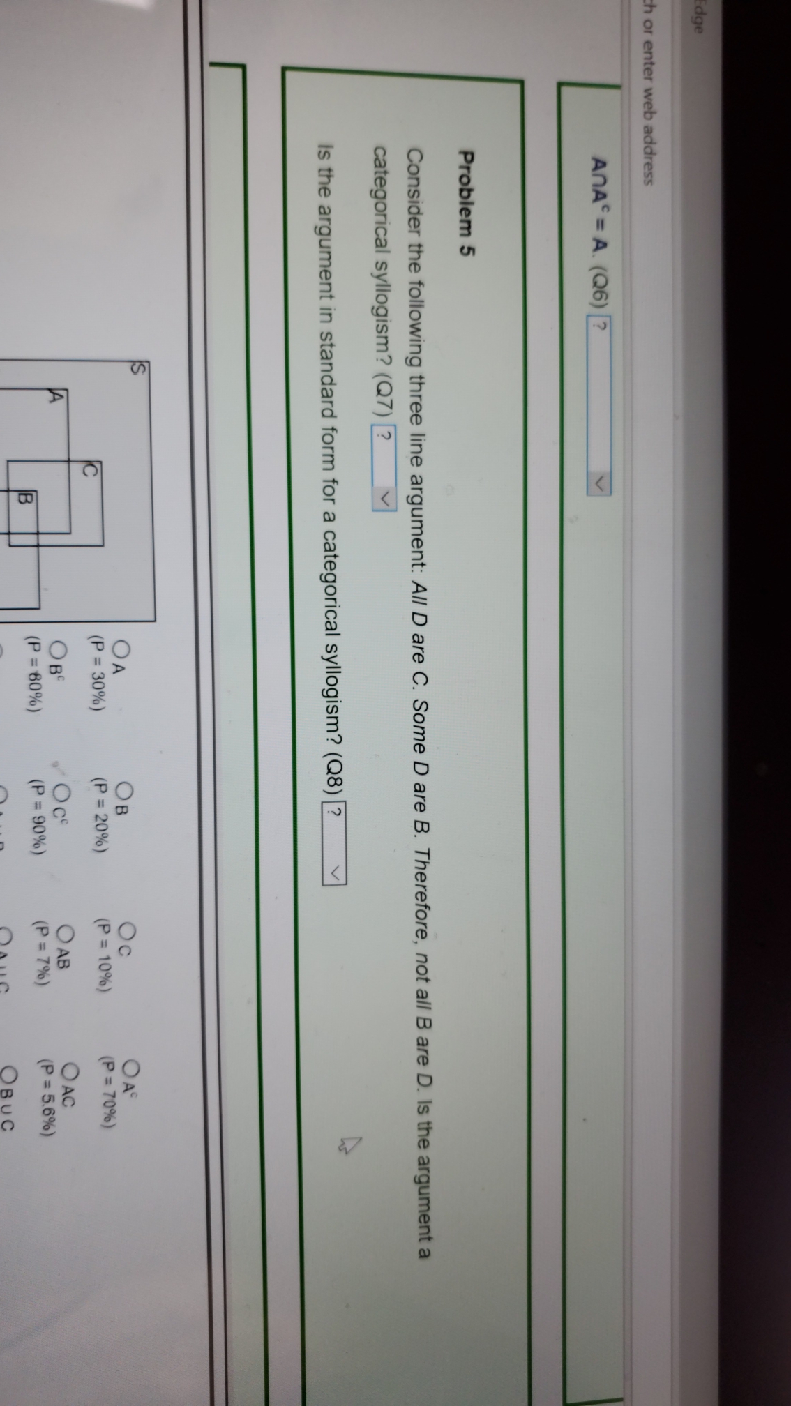 is the sentence Some animals that lay eggs are not unicorns. (Q1)