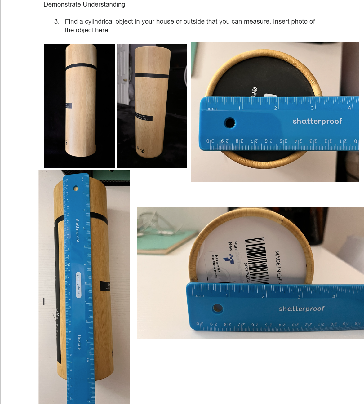 concepts of measurement to real world or classroom problems. (CLO 1) Practice