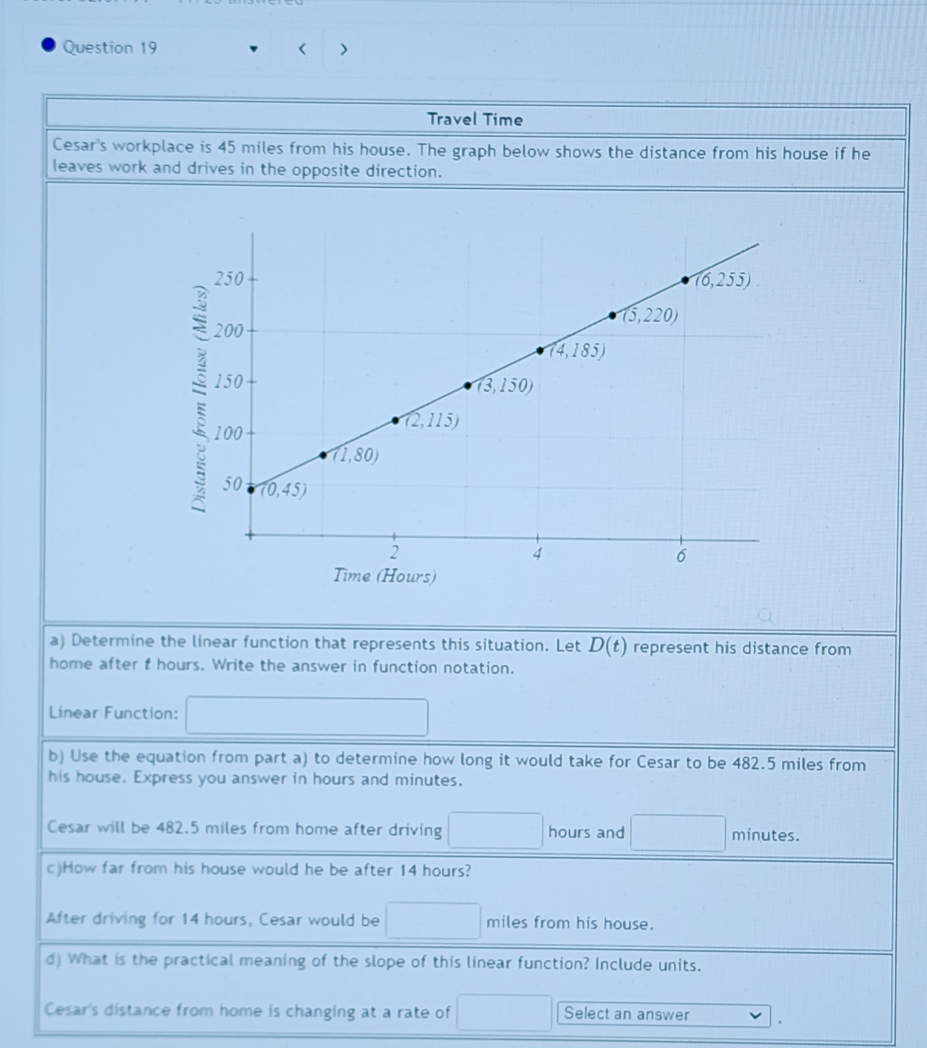 Slope- Intercept Form. Give the equation of the line passing through the