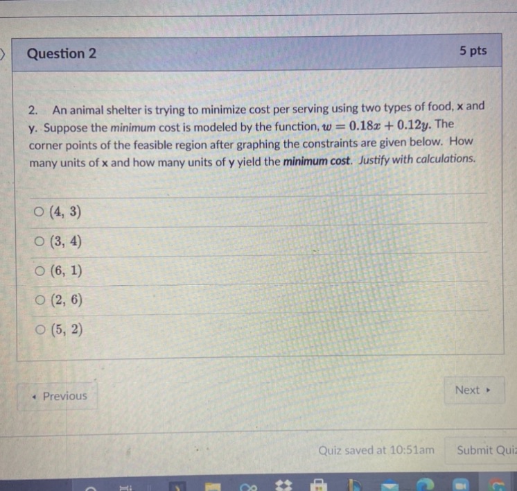 I could use some help on a problem. Please show work so