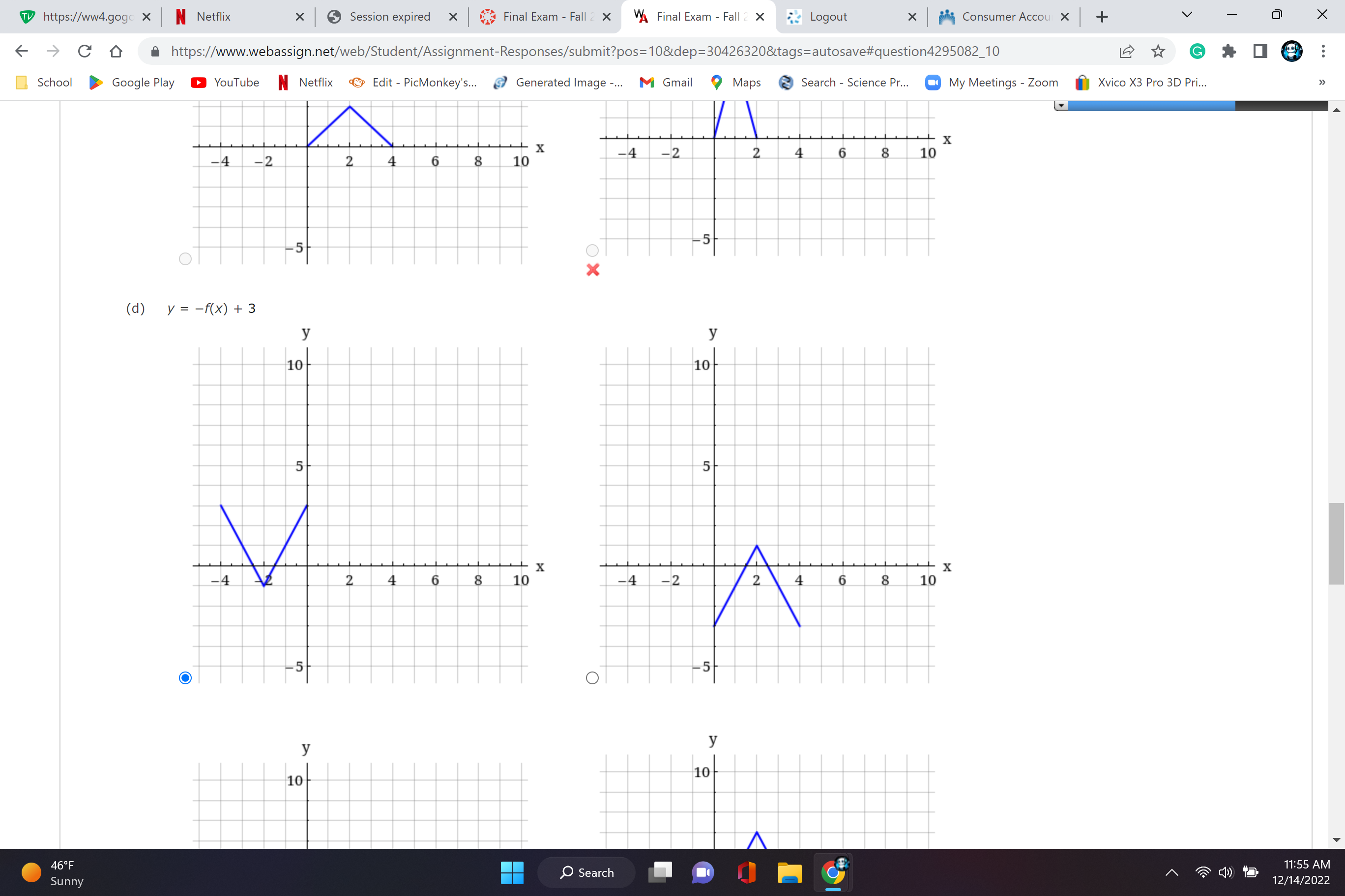 X i Consumer Accoux + X -CD https://www.webassign.net/web/Student/Assignment-Responses/submit?pos=10&dep=30426320&tags=autosave#question4295082_10 ... School Google Play