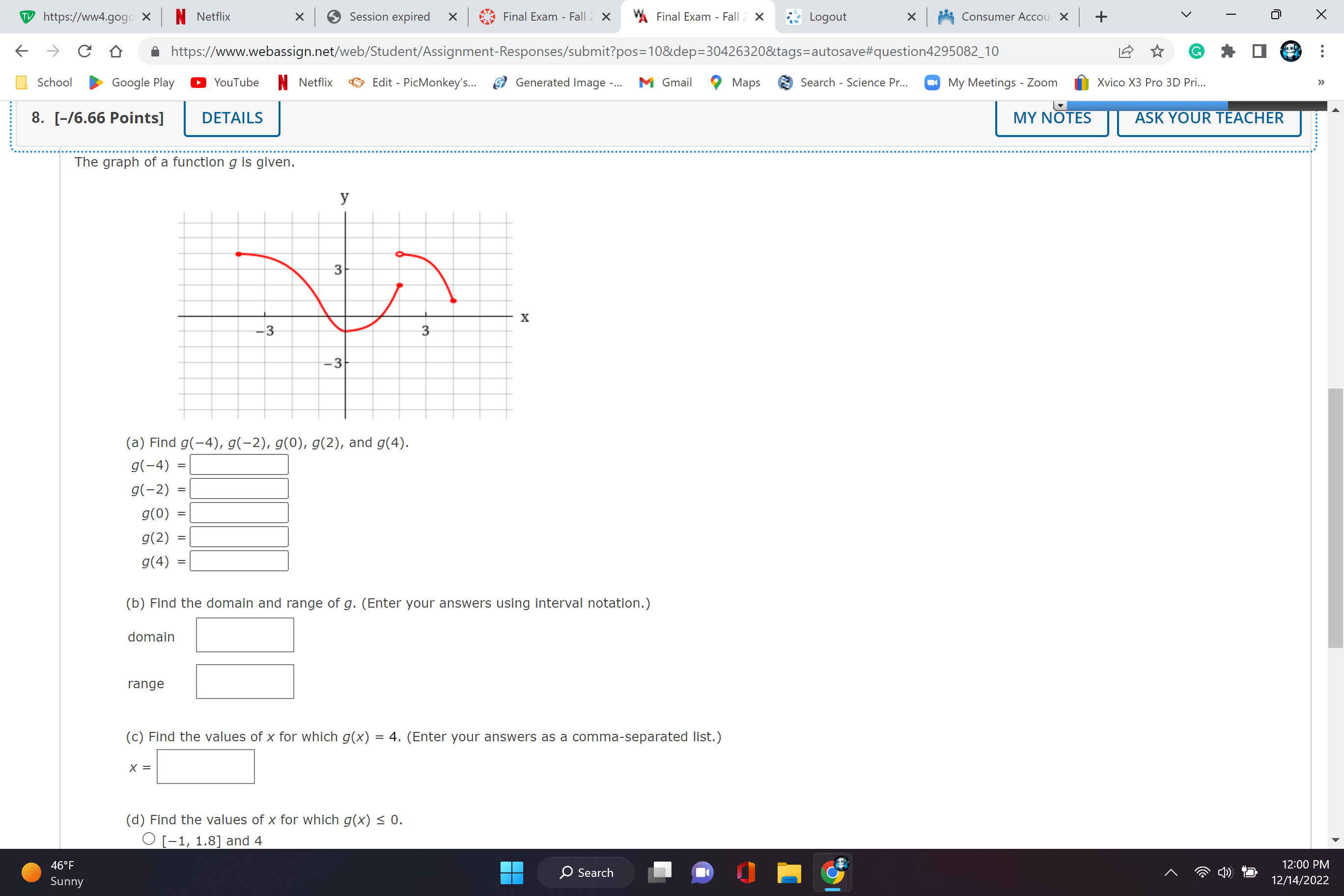 You have two attempts at each questions and you have three hours