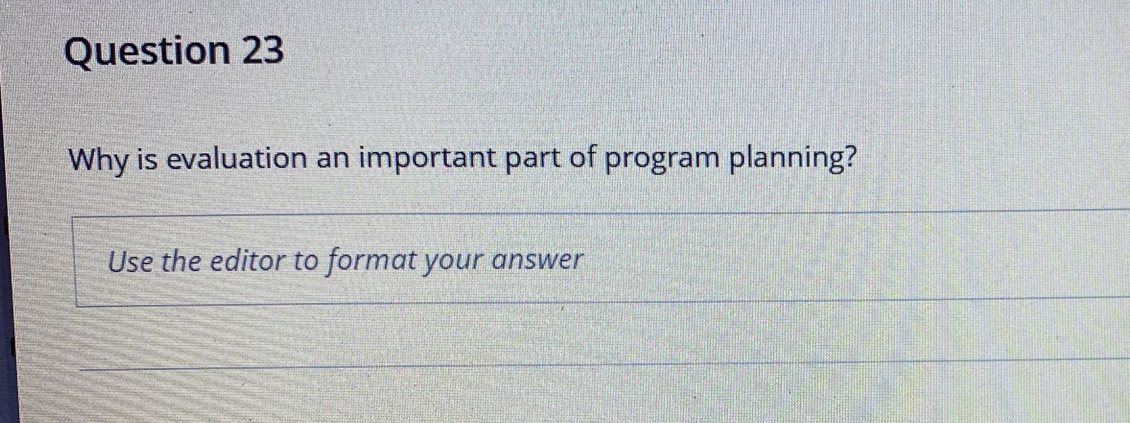 you will propagate the message and key evaluation tools. (Do not google,